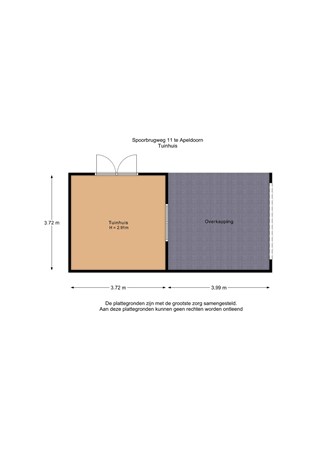 Floorplan - Spoorbrugweg 11, 7321 BL Apeldoorn